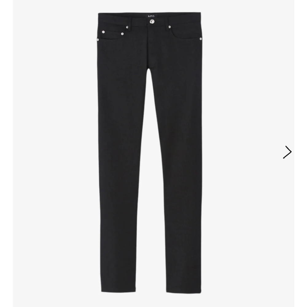 A.P.C. rue de eurus paris jeans Black Stretch Denim Pants  Size 27